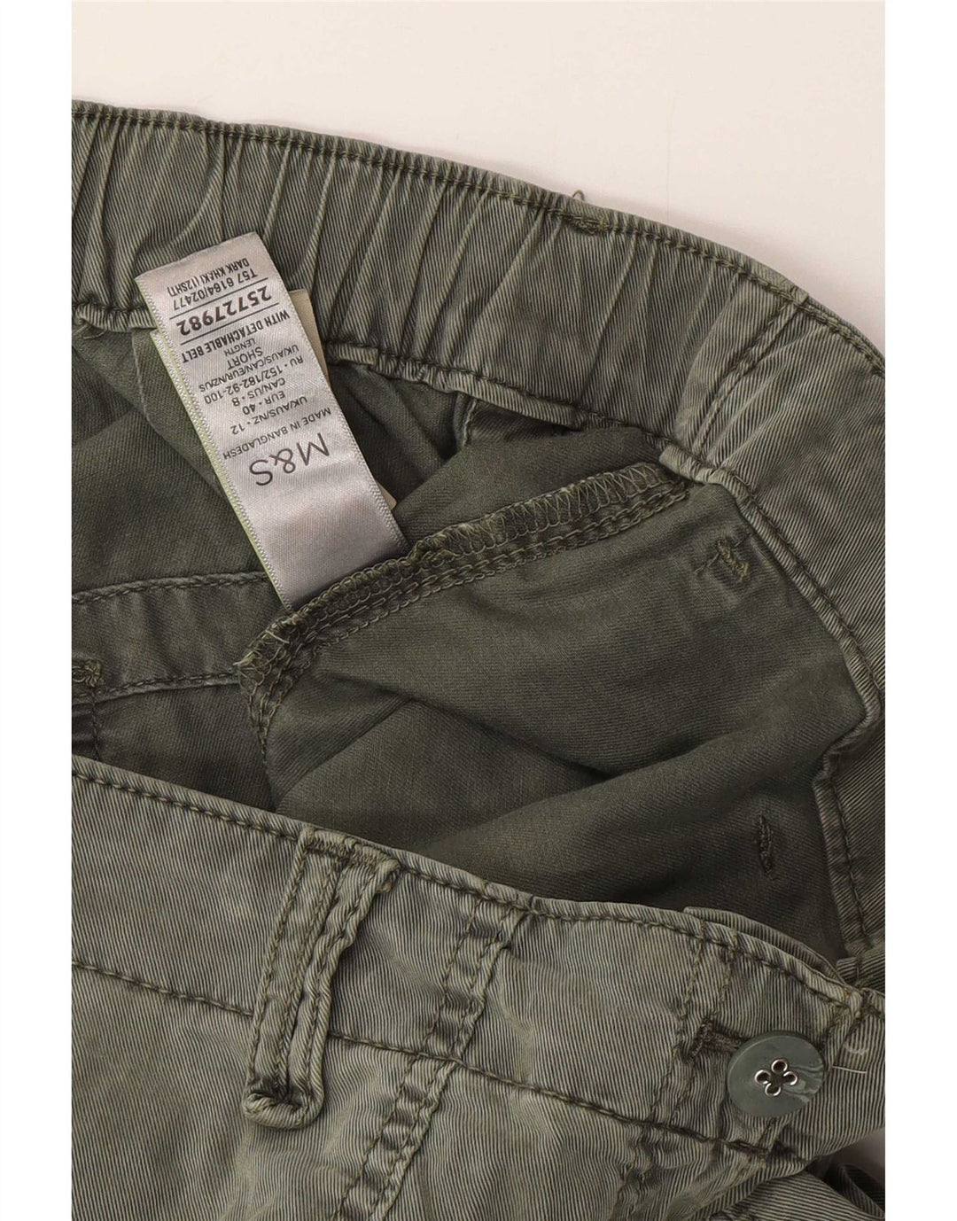 Marks & Spencer Joggers Cargo Bukser til kvinder UK 12 Medium W32 L26 Khaki