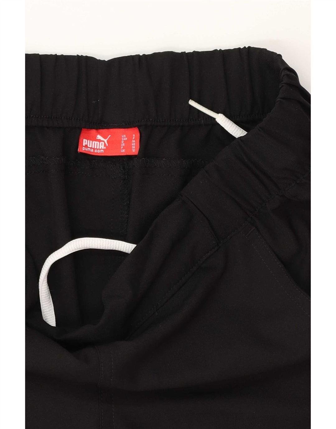 Puma Dame Capri Træningsdragt Bukser UK 10 Small Black