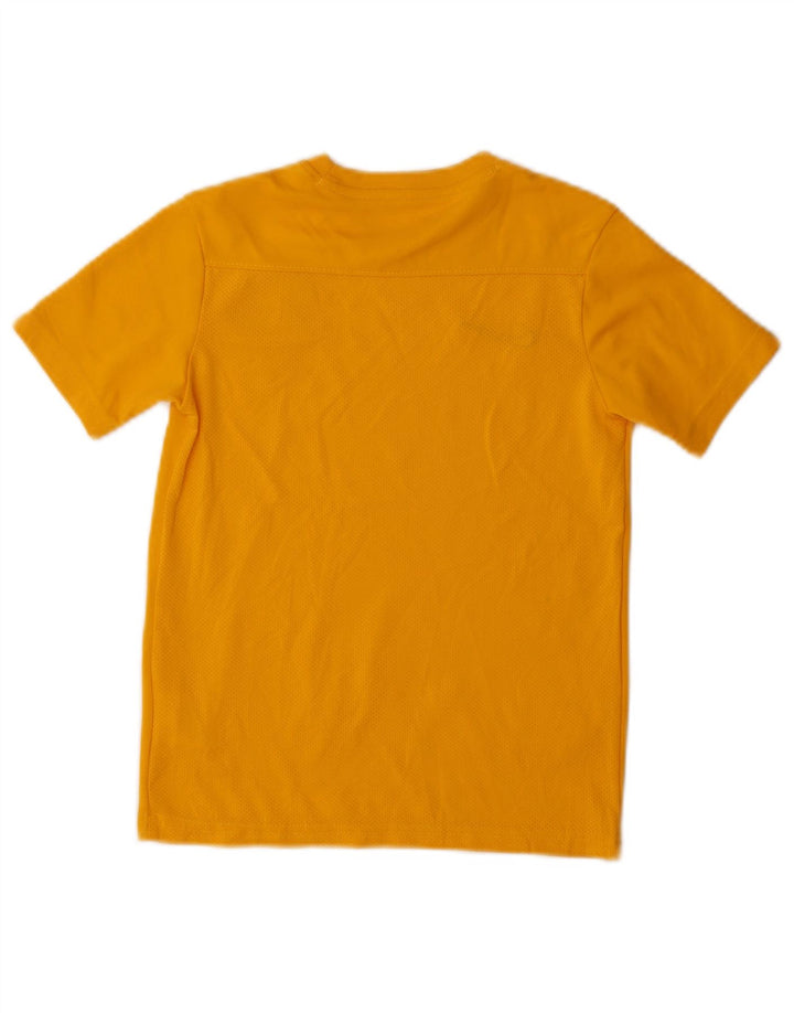 Nike Boys Dri Fit Grafisk T-Shirt Top 8-9 år Lille gul polyester