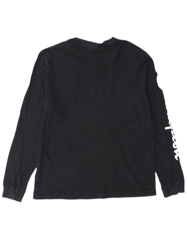 Champion Herre Grafisk Top Langærmet Medium Sort