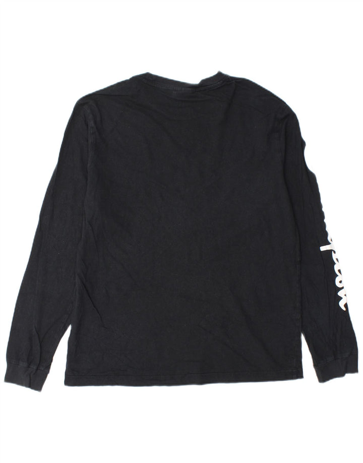 Champion Herre Grafisk Top Langærmet Medium Sort