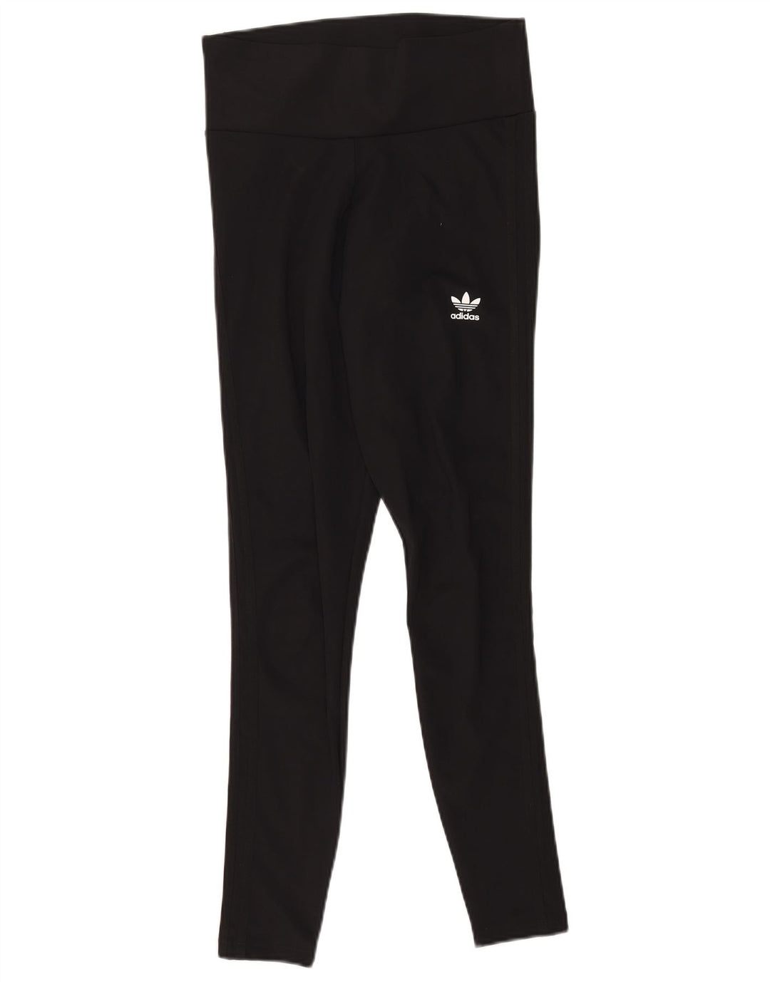 ADIDAS Dame Leggings UK 12 Medium Sort Polyester