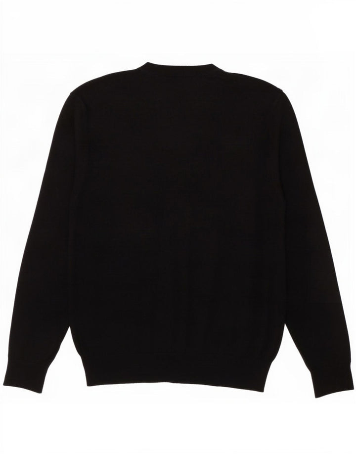 Paul Smith Herre rund hals sweater stor sort bomuld