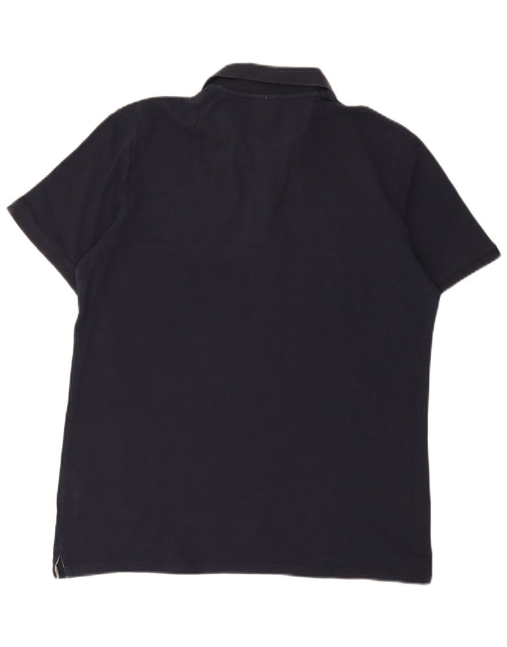 Champion herre poloshirt Stor marineblå stribet bomuld