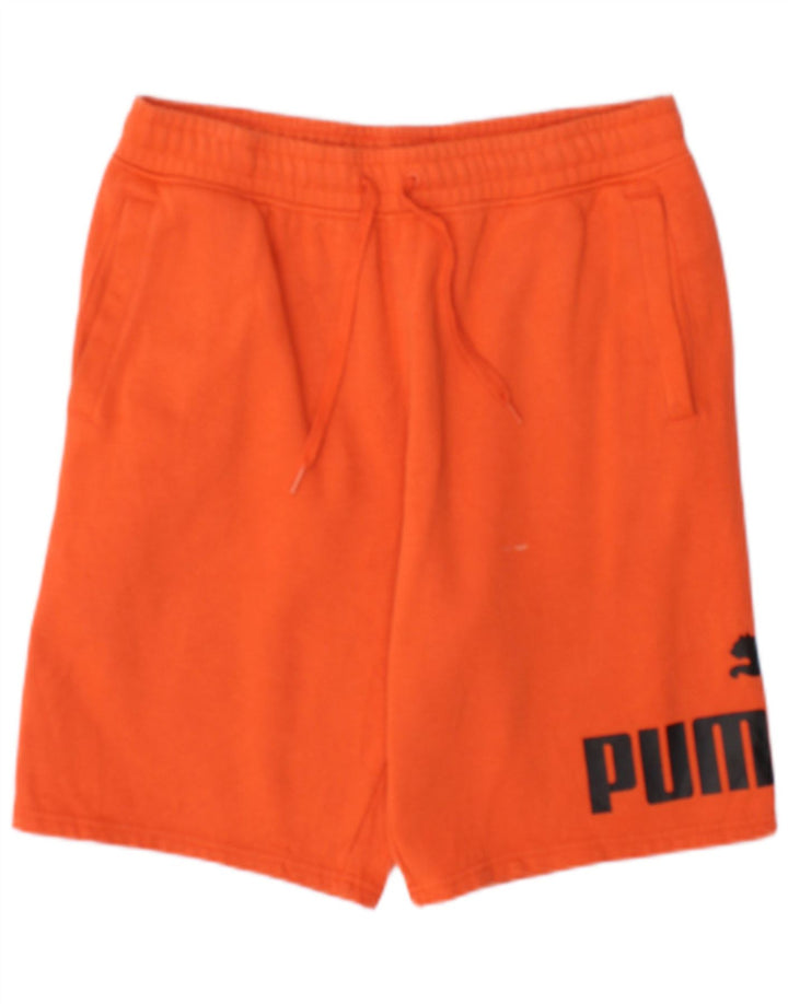 Puma Herre grafiske sportsshorts Medium Orange Bomuld