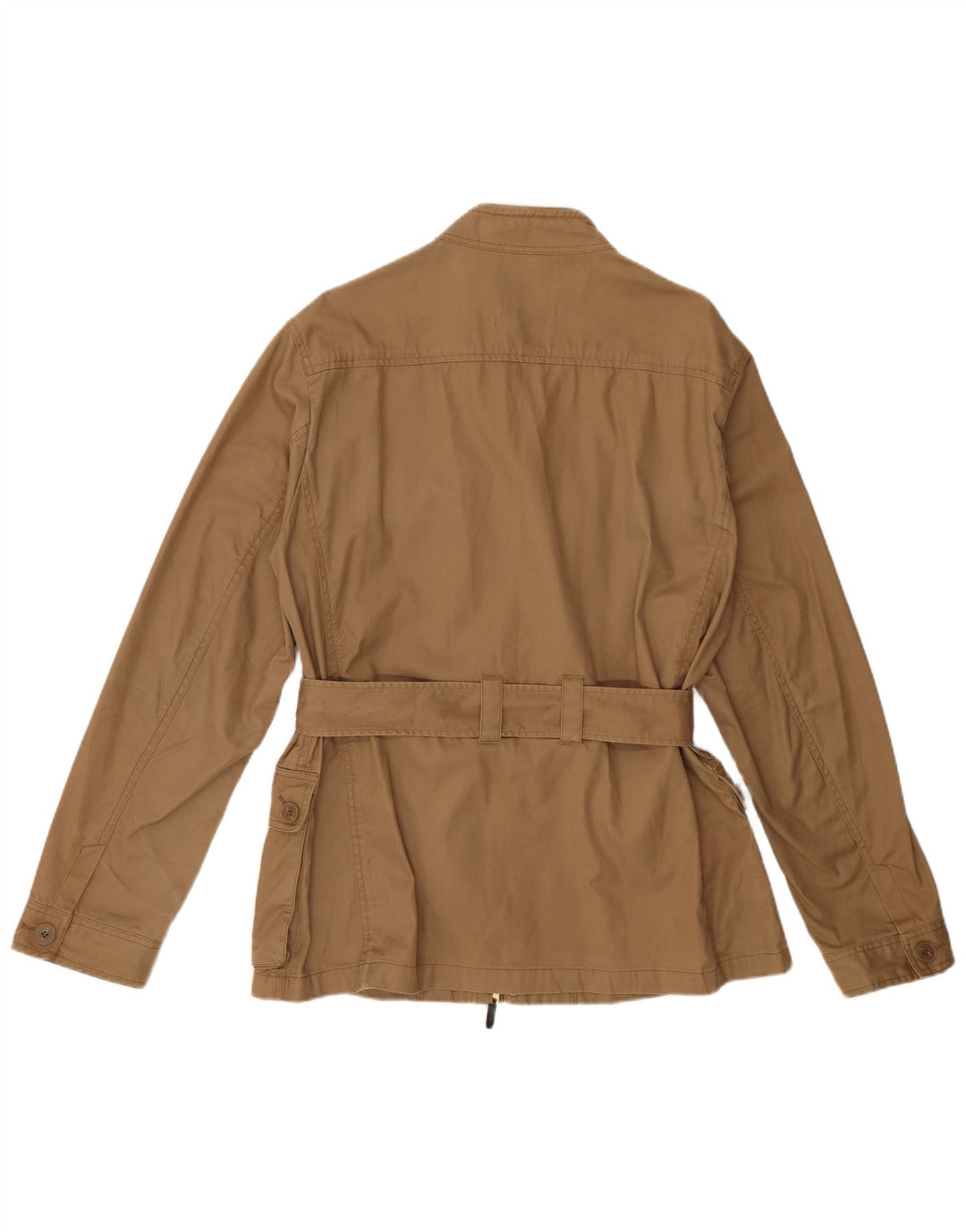 Zara Herre Utility Jacket UK 42 XL Beige Bomuld