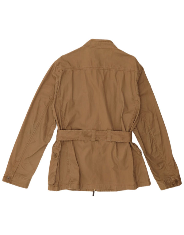 Zara Herre Utility Jacket UK 42 XL Beige Bomuld