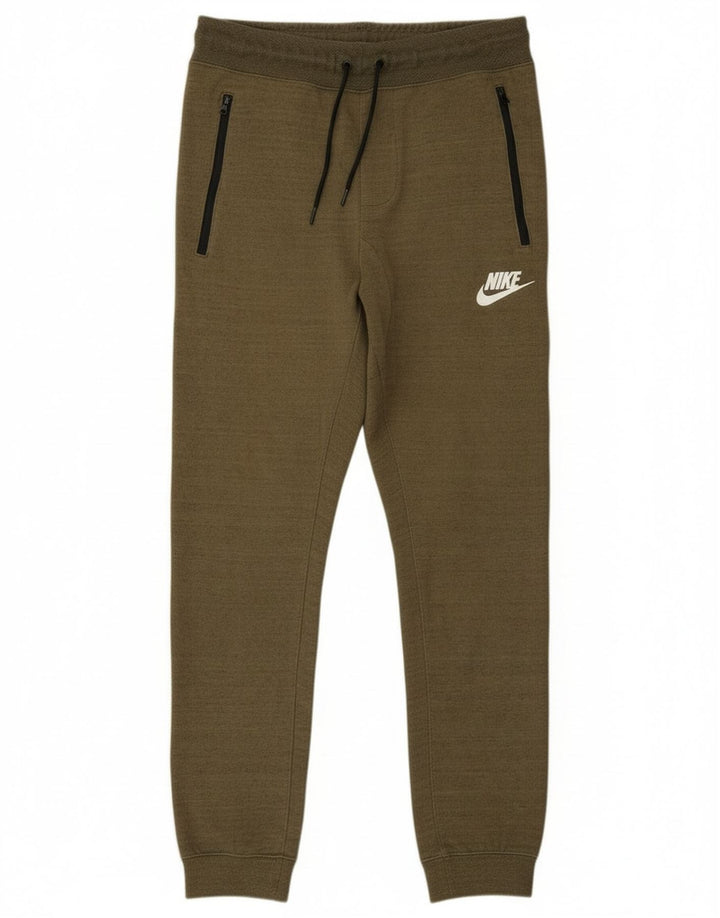 Nike Træningsdragt bukser til mænd Joggers Små Khaki Bomuld