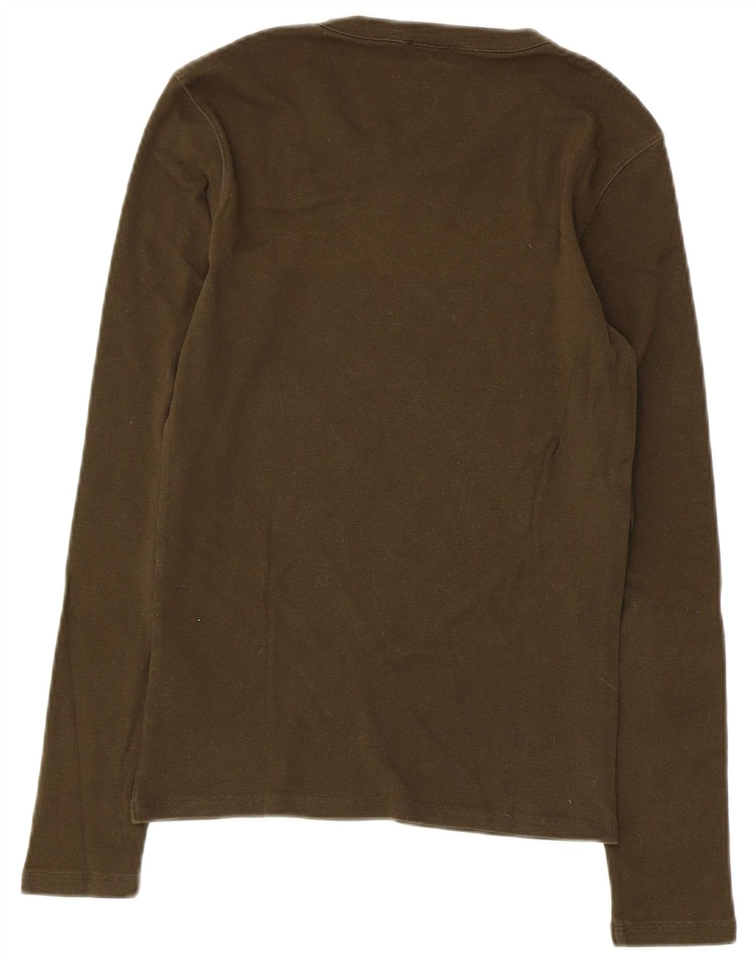 Max & Co. Dame grafisk top Langærmet UK 8 Lille Khaki Bomuld