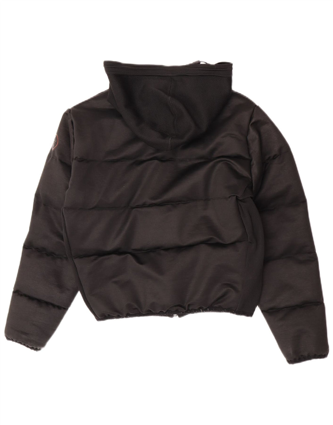 Napapijri Dame Hætte Oversized Polstret Jakke UK 10 Small Black Polyester