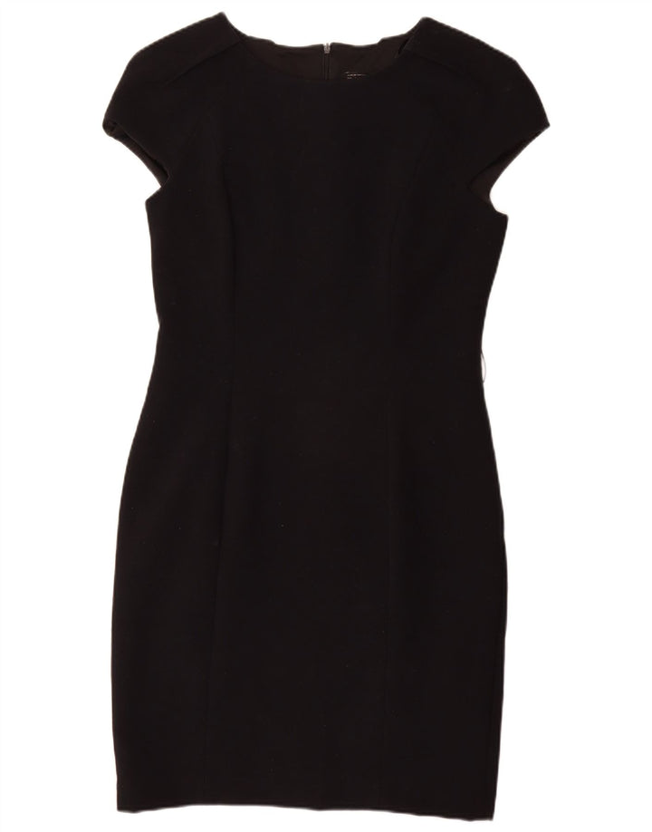 Zara Womens Bodycon Dress UK 18 XL Sort Polyester
