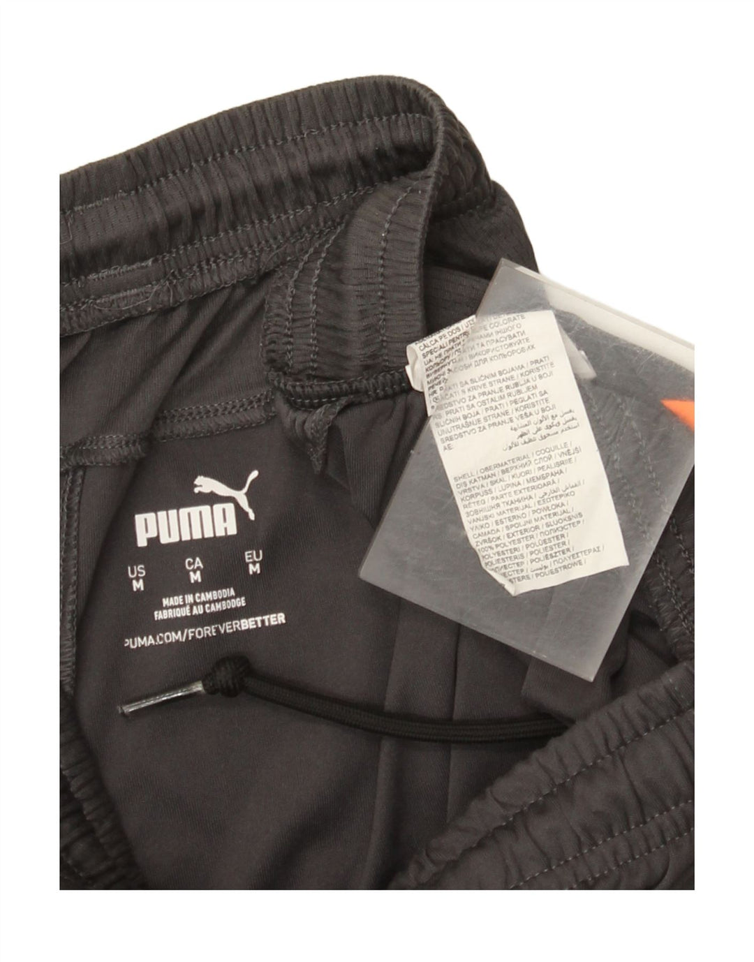 Puma Herre Sportshorts Medium Grey Colourblock Polyester