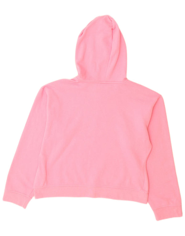 Reebok Girls Graphic Hoodie Jumper 13-14 år Pink Polyester