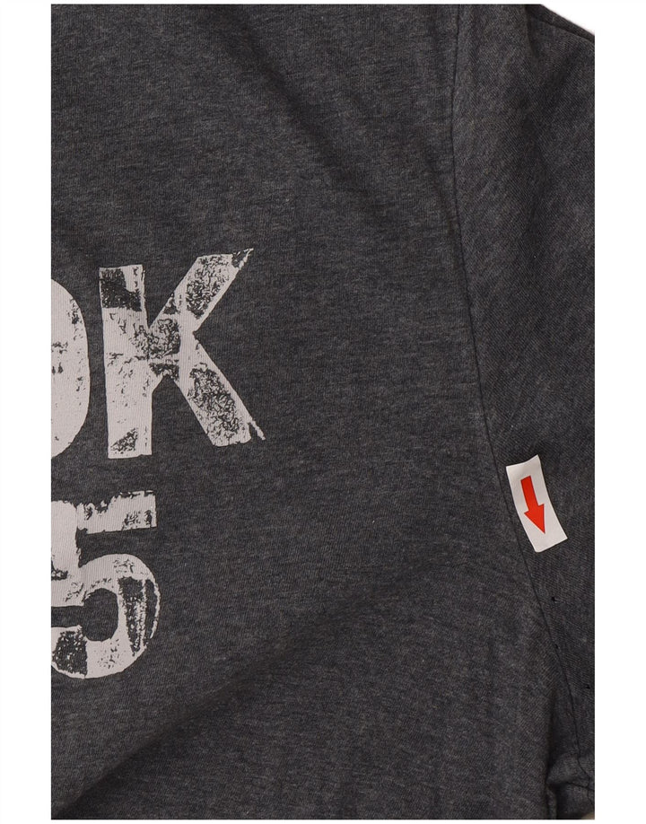 Reebok Herre Grafisk T-Shirt Top Stor Grå