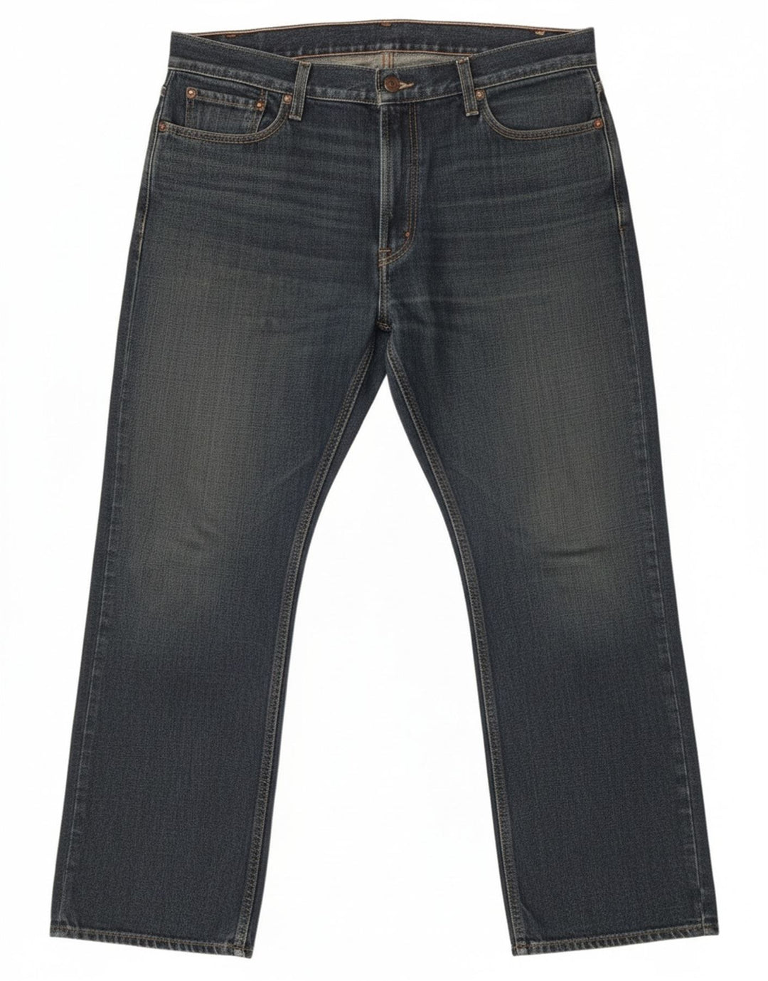Levi's Herre 514 Slim Straight Jeans W36 L30 Blå Bomuld