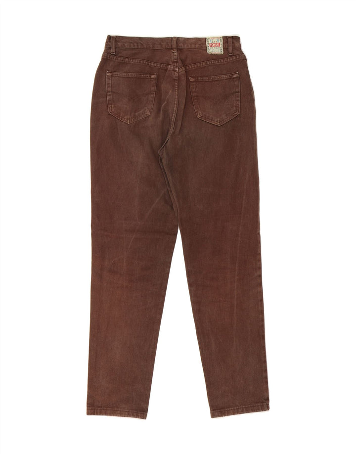 KANGAROOS Womens Tapered Jeans W34 L31 Brown Cotton Vintage Kangaroos and Second-Hand Kangaroos from Messina Hembry 