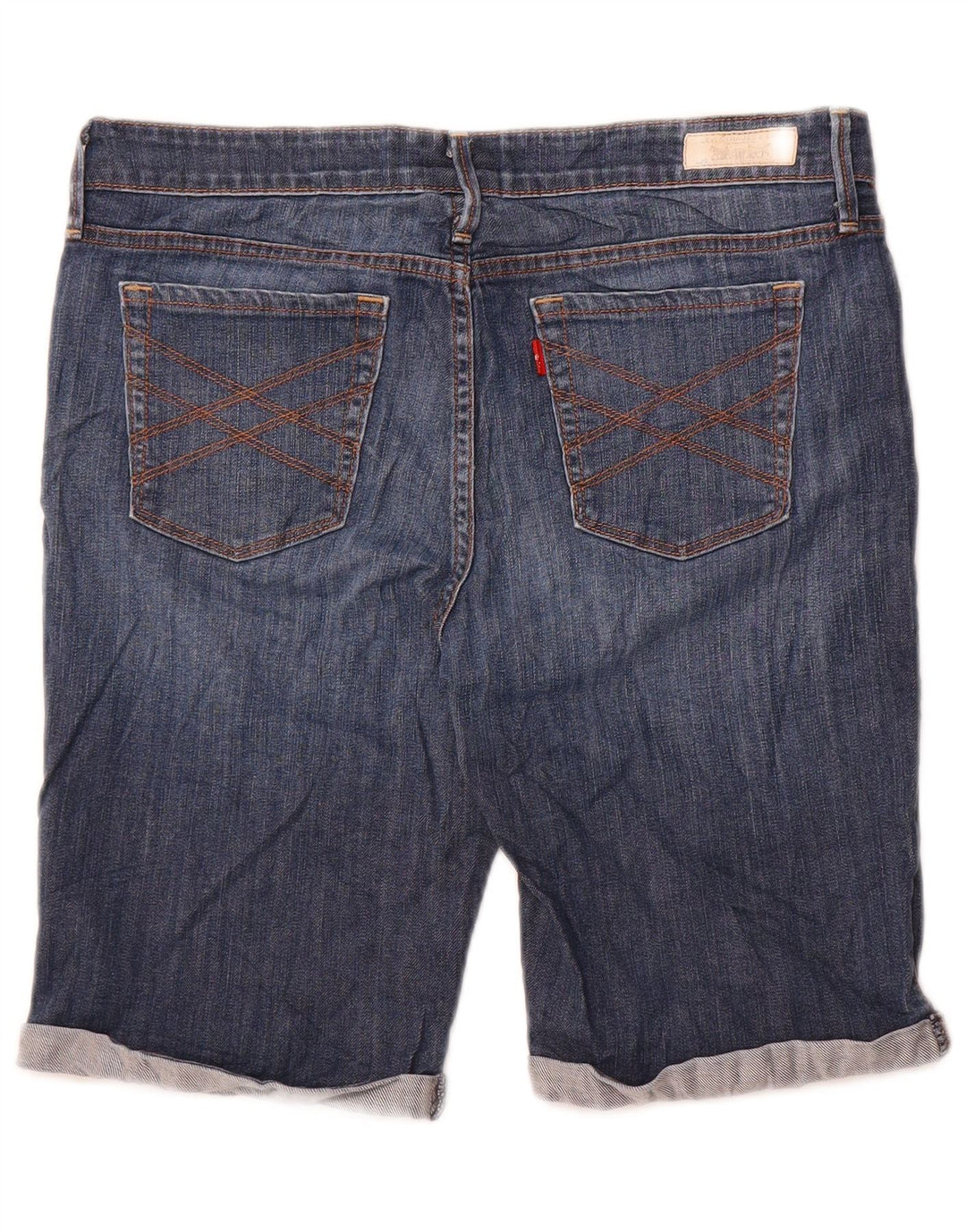 Levi's Womens 545 Bermuda denimshorts US 10 Large W34 Blue Cotton
