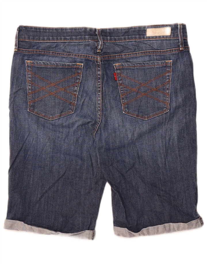 Levi's Womens 545 Bermuda denimshorts US 10 Large W34 Blue Cotton