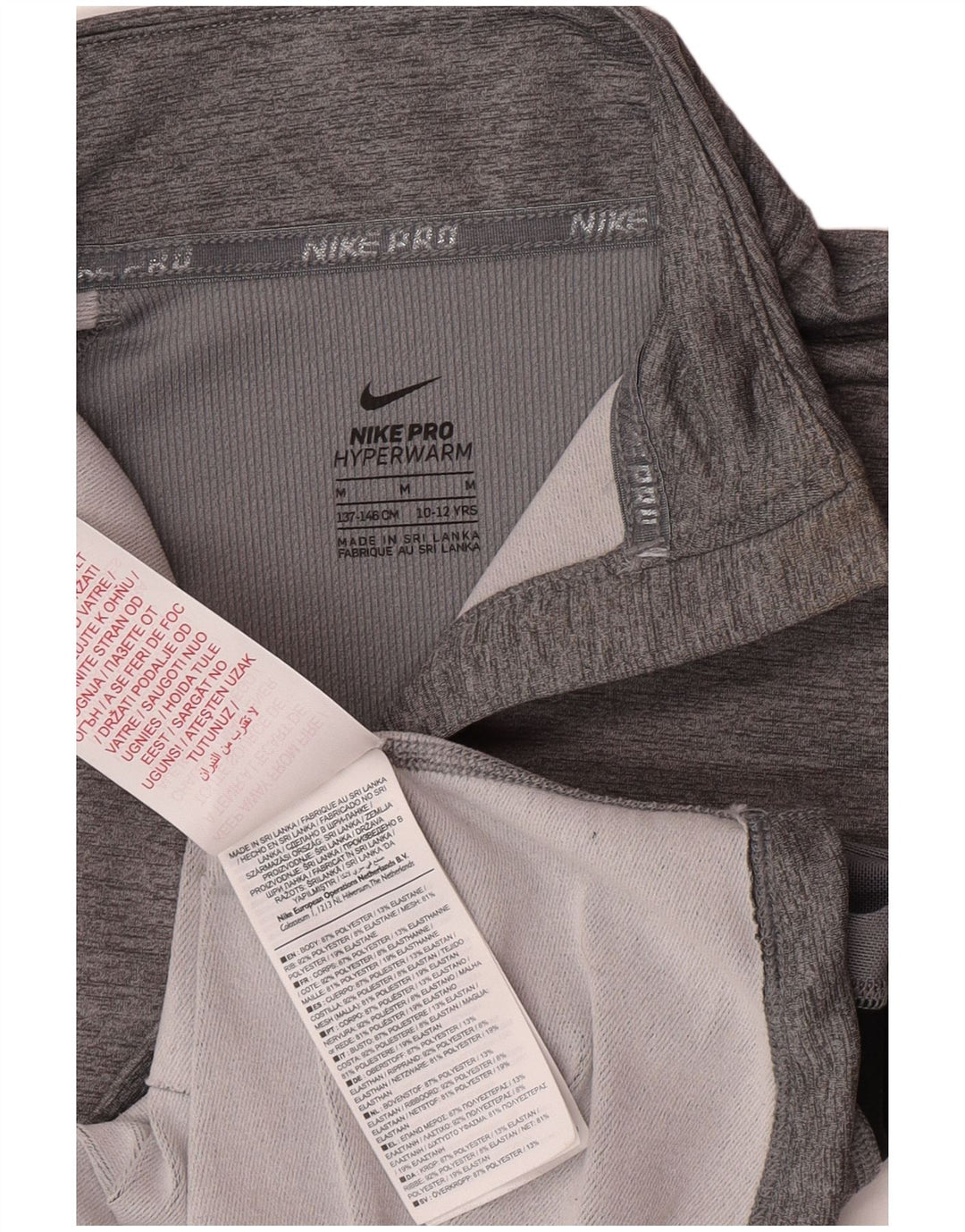 Nike Girls Pullover træningsdragt Top 10-11 år Medium Grey Colourblock