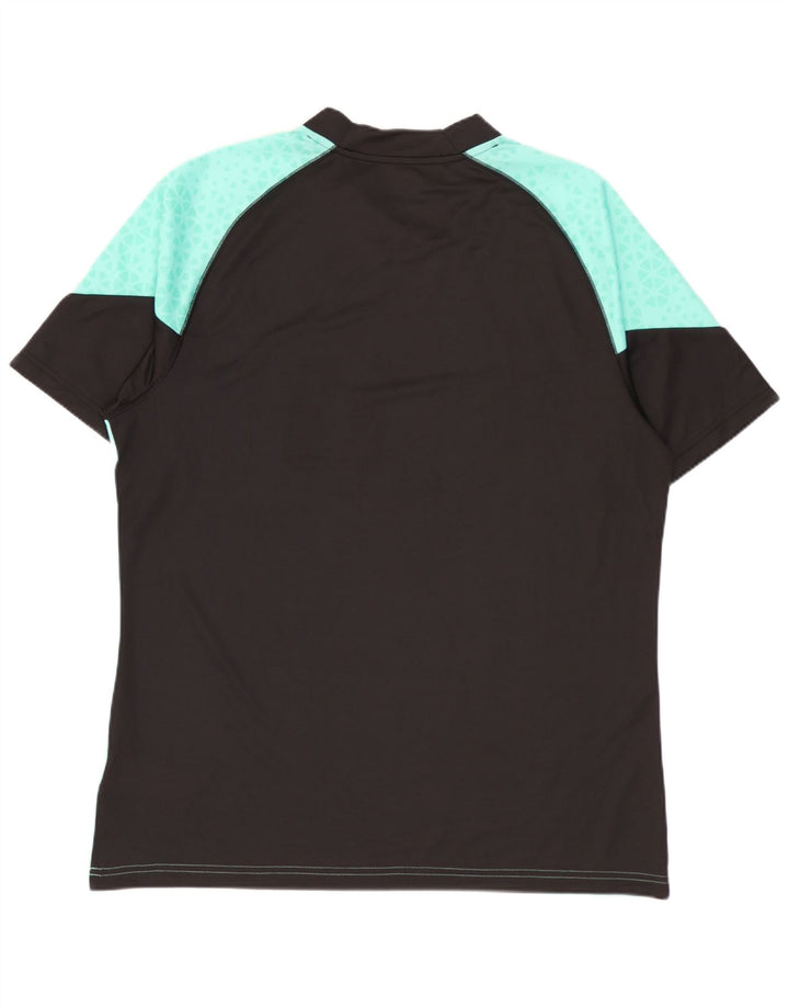 Puma Herre T-Shirt Top Stor turkis geometrisk polyester