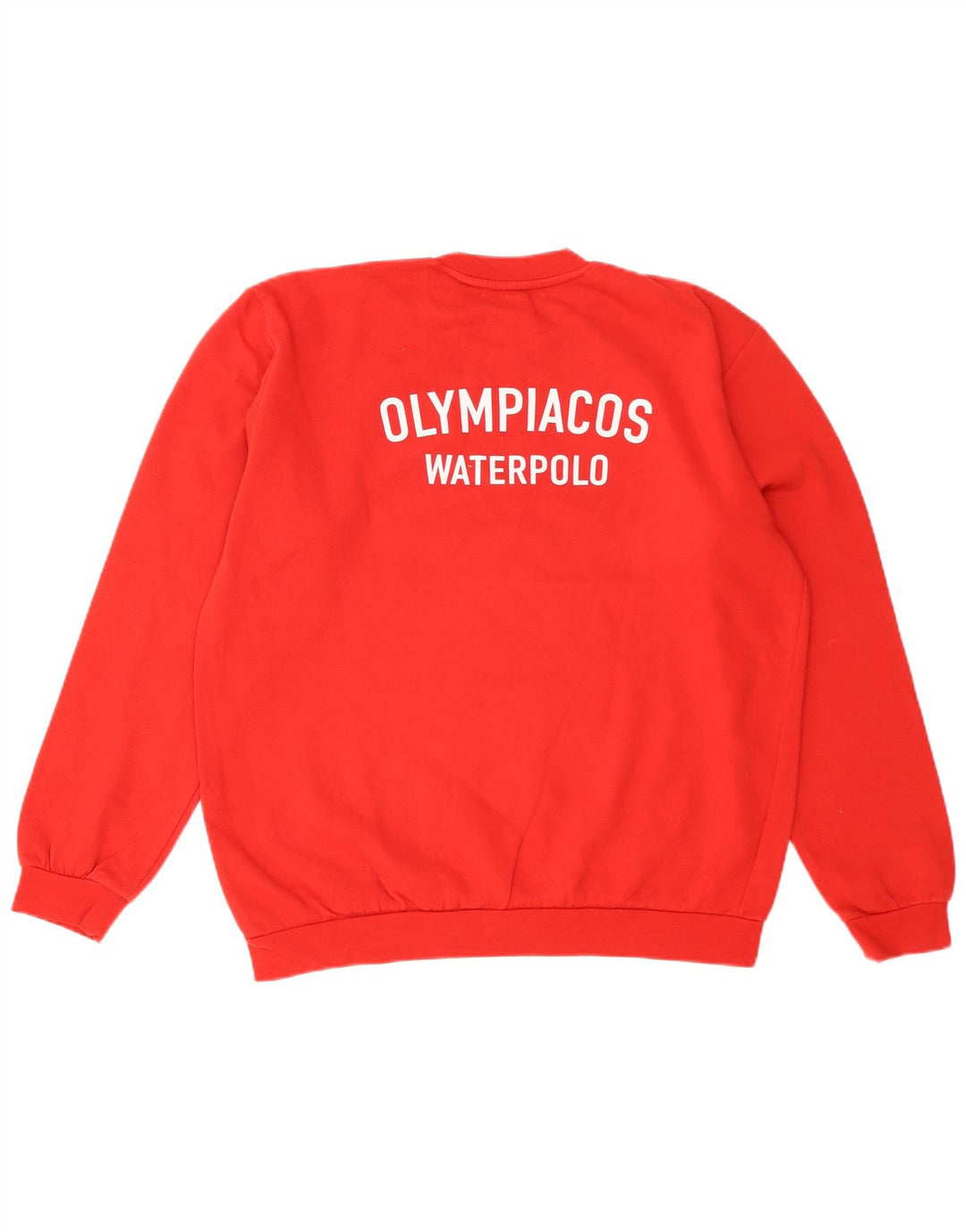 Adidas grafisk sweatshirt til mænd, stor rød bomuld