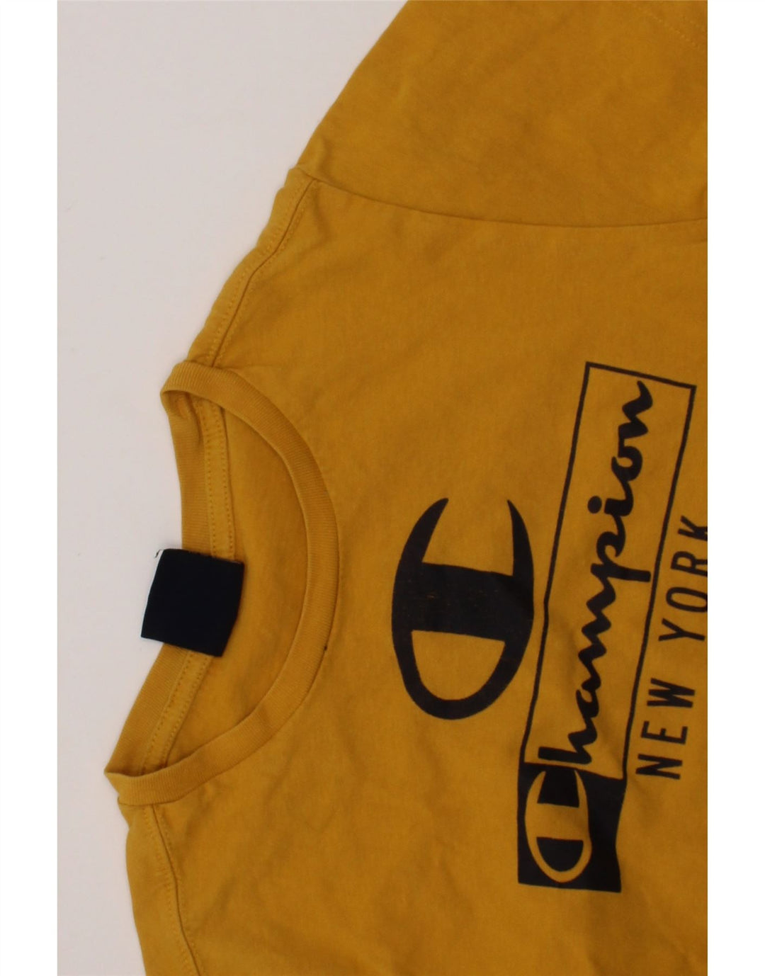 CHAMPION Boys Graphic T-Shirt Top 9-10 Years Medium  Yellow Cotton Vintage Champion and Second-Hand Champion from Messina Hembry 