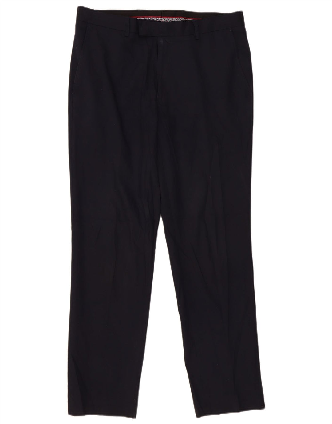 Marks & Spencer Herre Slim Fit Suit Bukser W36 L31 Marineblå Uld