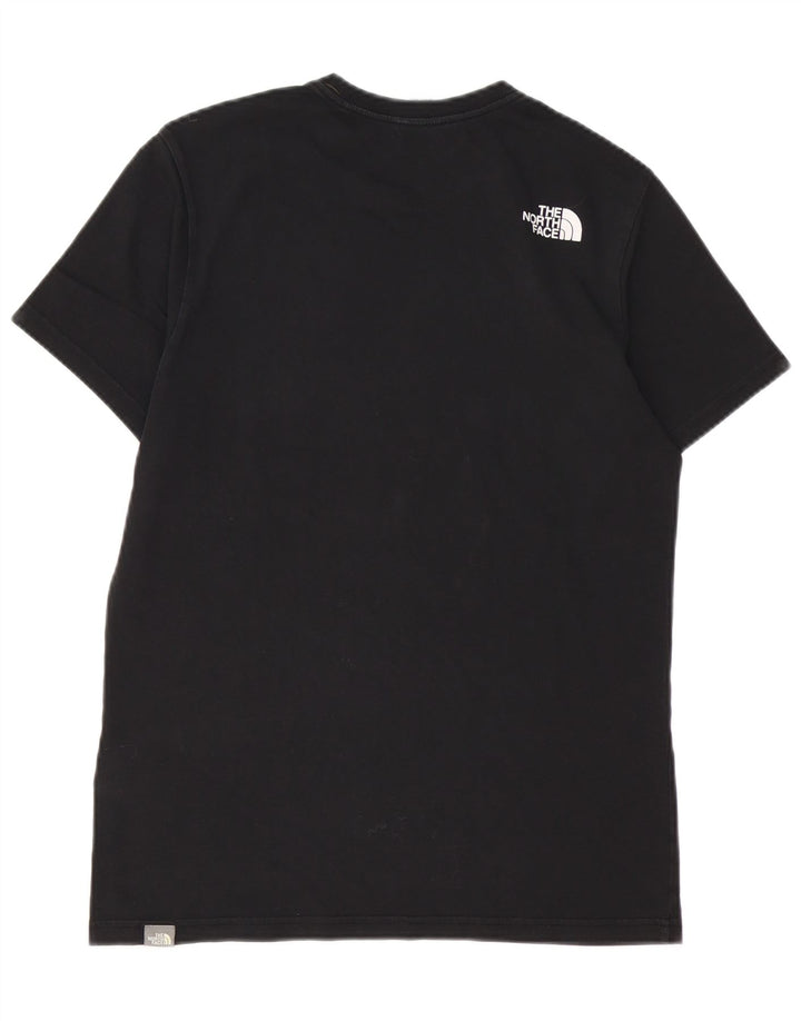 THE NORTH FACE Herre grafisk T-shirt Top Lille sort bomuld