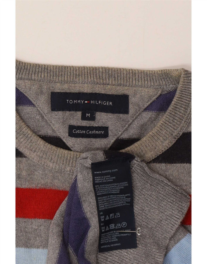 Tommy Hilfiger Herre Crew Neck Jumper Sweater Medium Flerfarvet Stribet