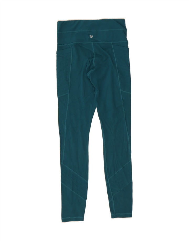 ATHLETA Womens Leggings UK 6 XS Green Nylon Vintage Athleta and Second-Hand Athleta from Messina Hembry 