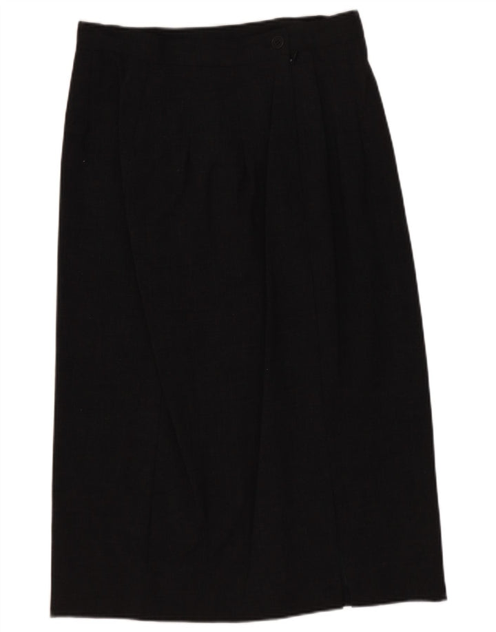 CALVIN KLEIN Lige nederdel til kvinder US 8 Medium W26 Grå uld