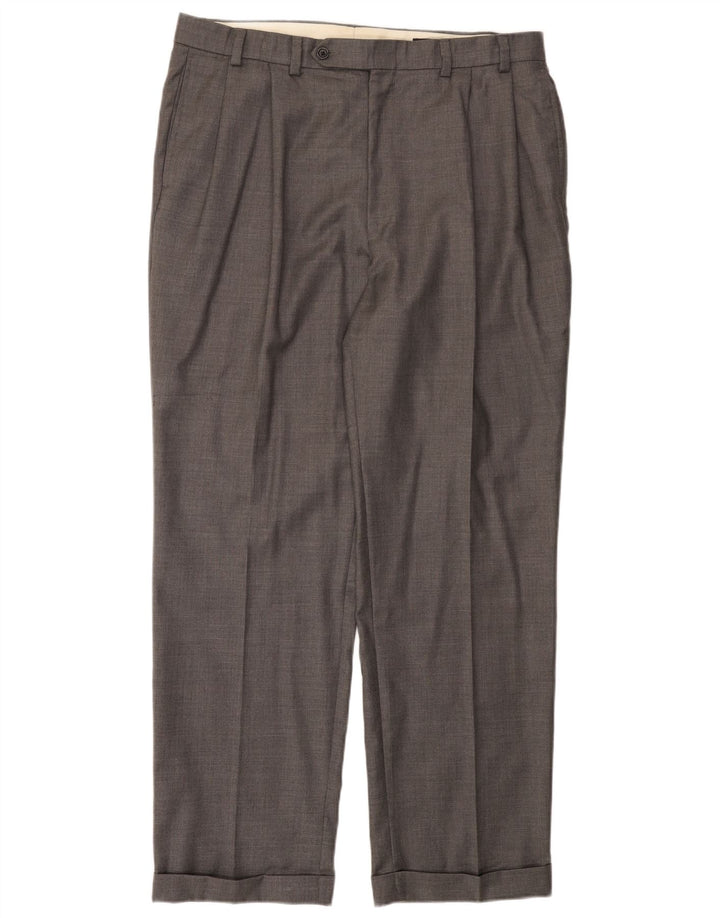 NAUTICA Herre Pegged Suit Bukser W38 L32 Grå Uld