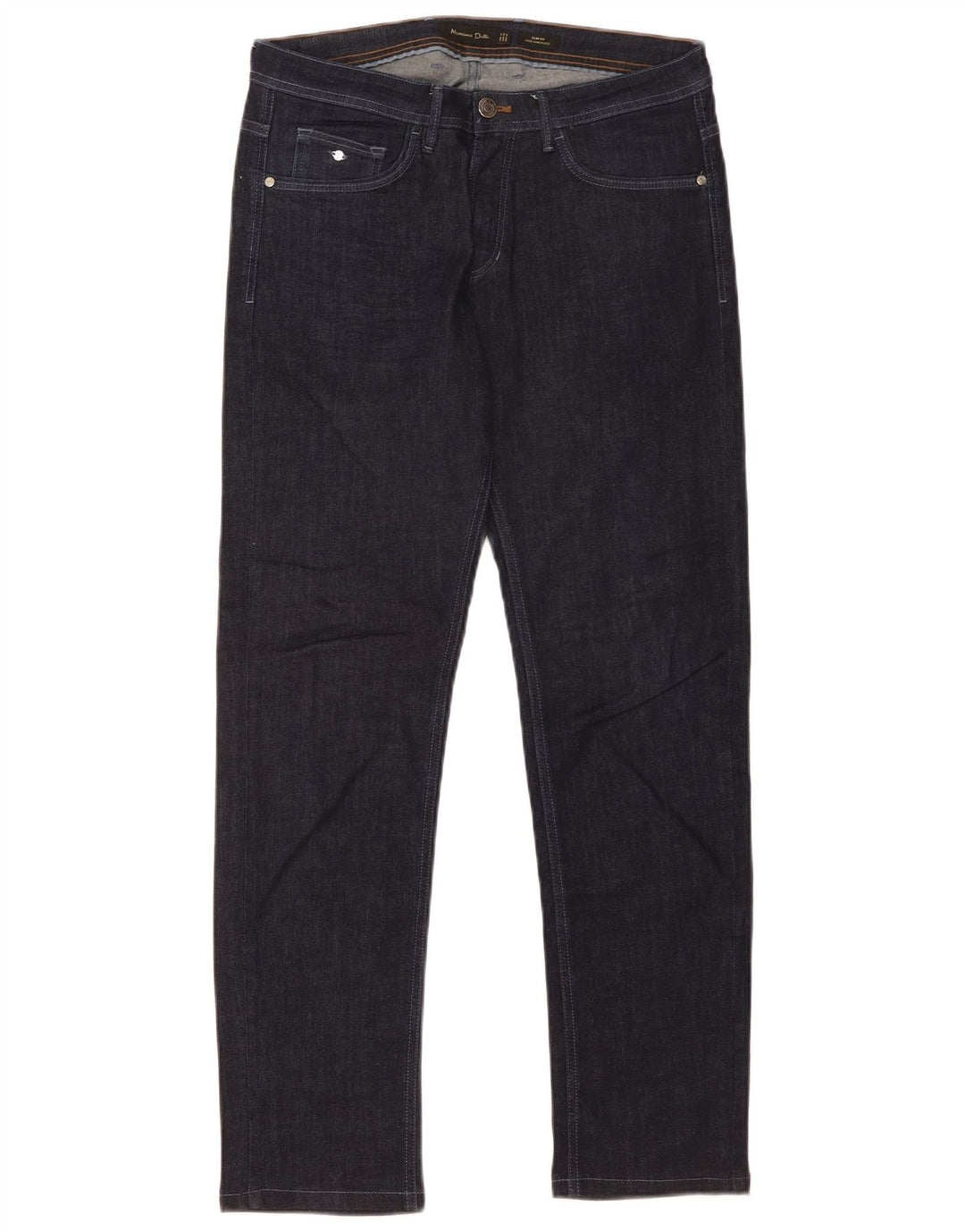 Massimo Dutti Herre Slim Jeans EU 40 Medium W31 L30 Navy Blue