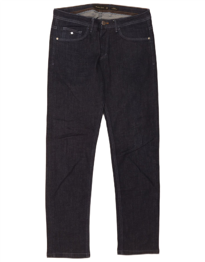 Massimo Dutti Herre Slim Jeans EU 40 Medium W31 L30 Navy Blue