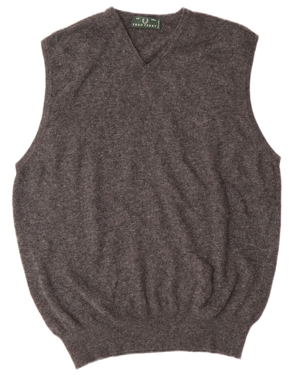 Fred Perry Herrevest Tank Top Medium Grey Uld