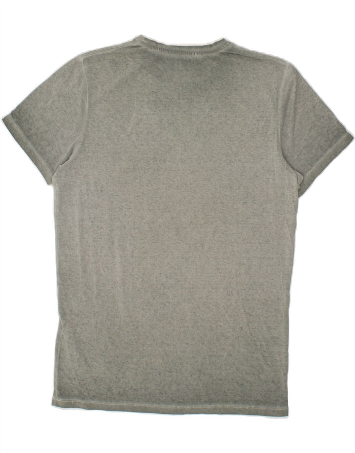 JACK & JONES Mens Miami Graphic T-Shirt Top Medium Grey Cotton Vintage Jack & Jones and Second-Hand Jack & Jones from Messina Hembry 