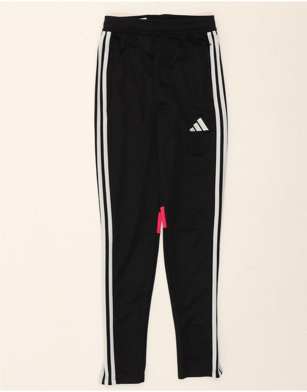 Adidas Aeroready træningsdragtsbukser til kvinder UK 6 XS Sort polyester