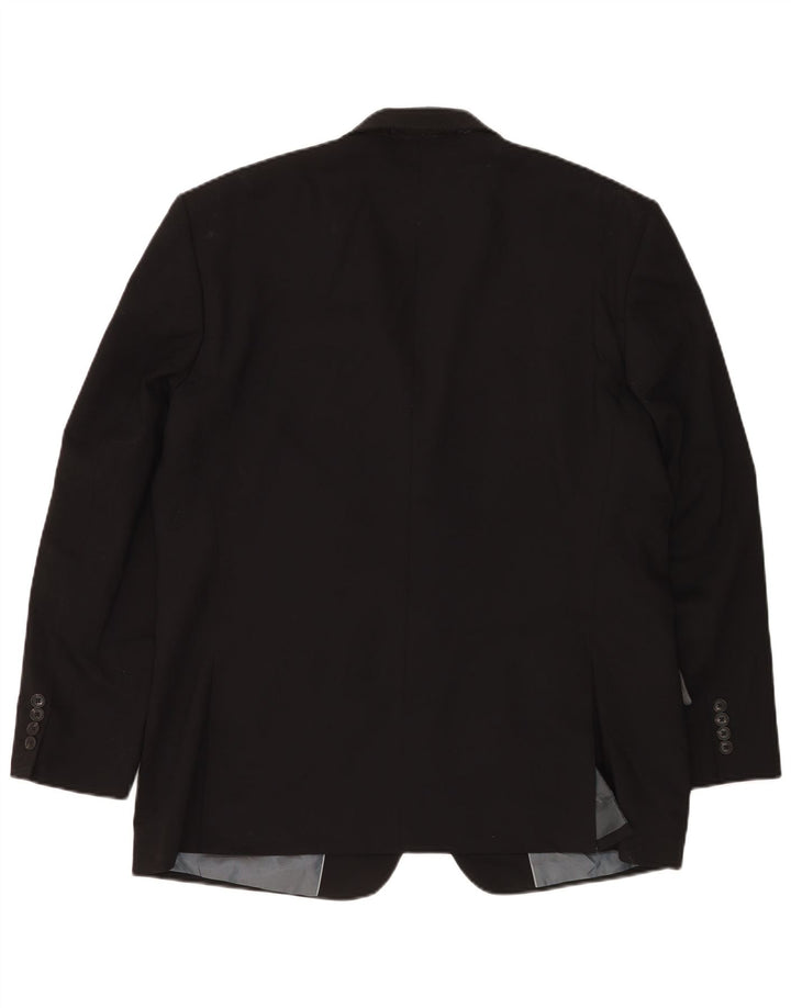 Marks & Spencer Herre 2-knaps blazerjakke UK 46 XL Sort Uld