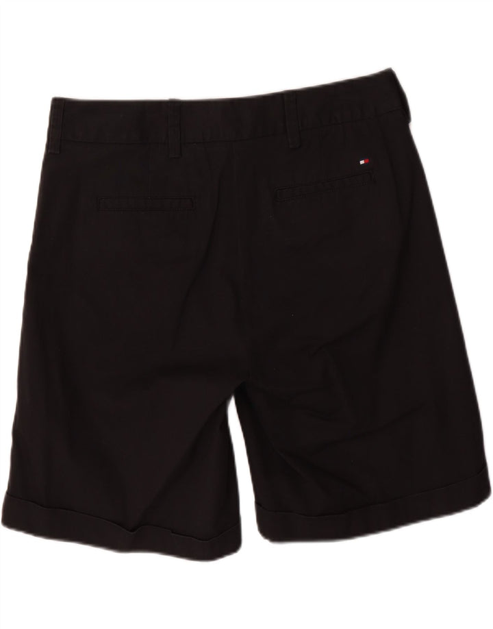 TOMMY HILFIGER Womens Chino Shorts W30 Medium Black
