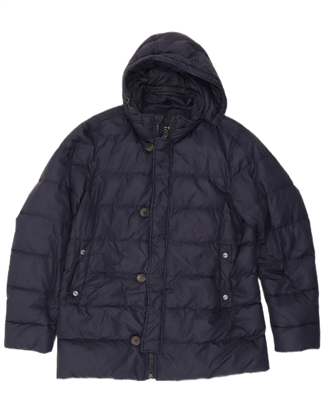 Herno Herno Polstret Hættejakke UK 38 Medium Navy Blue