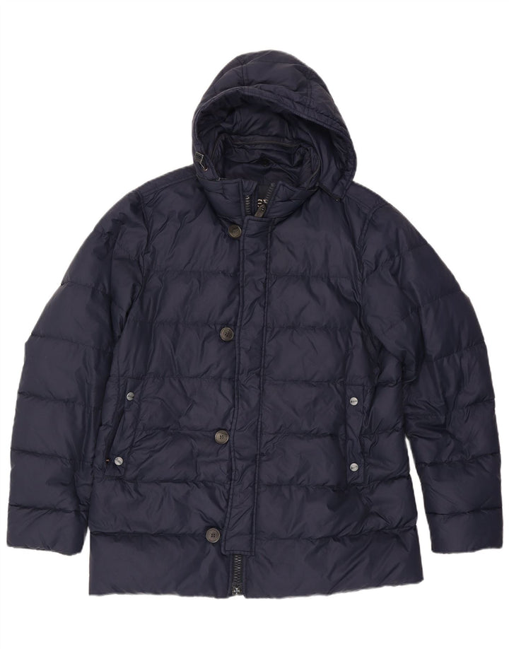 Herno Herno Polstret Hættejakke UK 38 Medium Navy Blue
