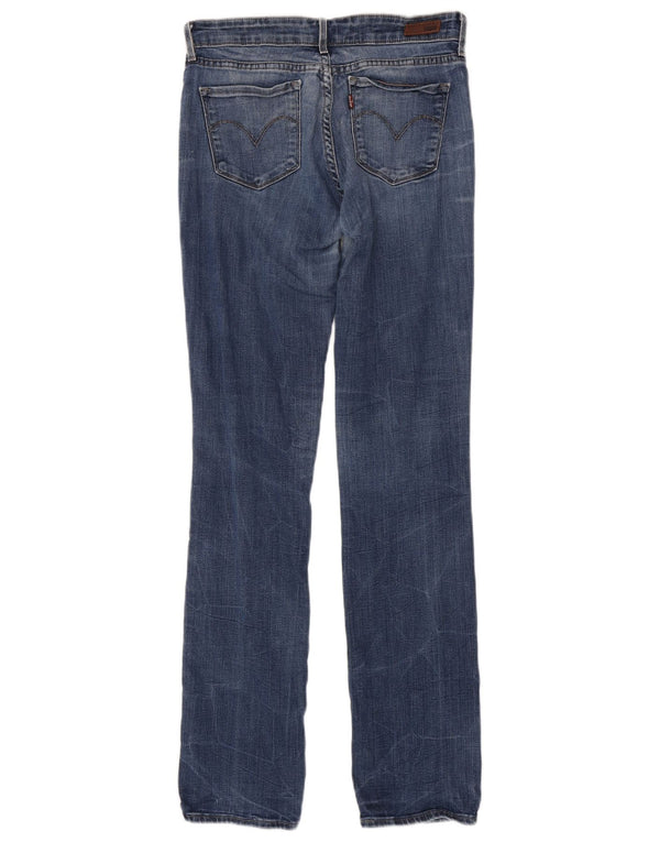 Levi's Dame Modern Rise Straight Jeans W27 L34 Blå Bomuld