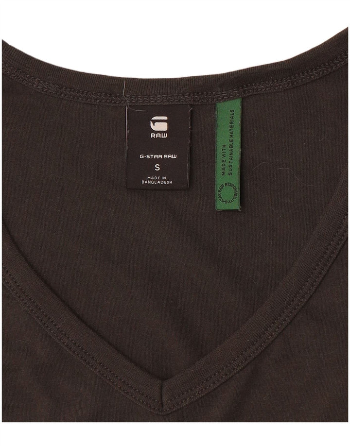 G-Star Dame T-Shirt Top UK 10 Lille Grå