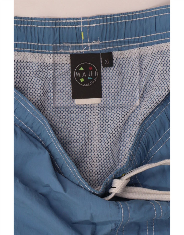 MAUI AND SONS Mens Graphic Swimming Shorts XL  Blue Polyamide