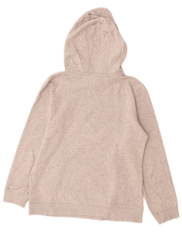Adidas Graphic Hoodie Jumper UK 12 mellemgrå til kvinder
