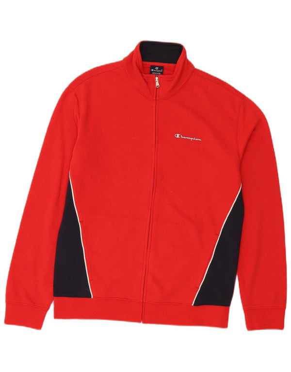 Champion Herre træningsdragt Topjakke Medium Rød Colourblock Bomuld