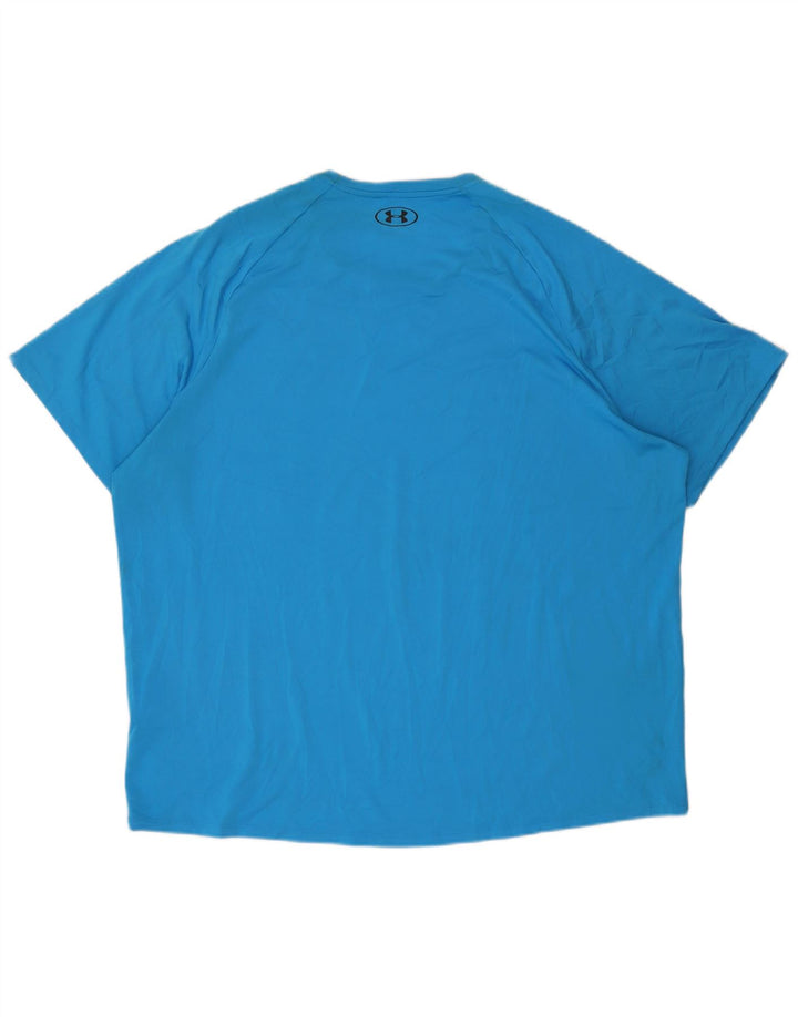 Under Armour Herre T-Shirt Top 3XL Blå Polyester