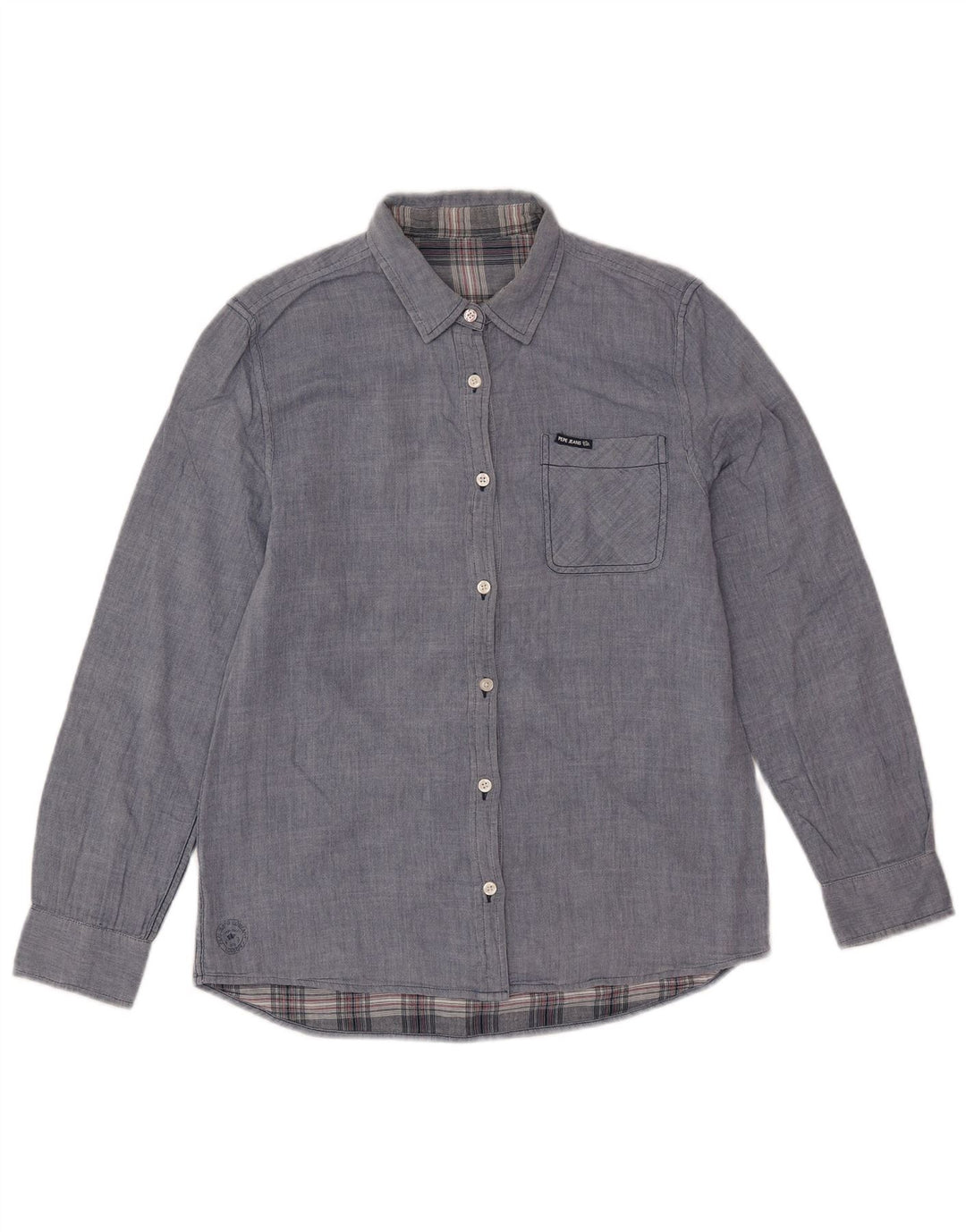 PEPE Jeans Dameskjorte UK 14 Medium Blue