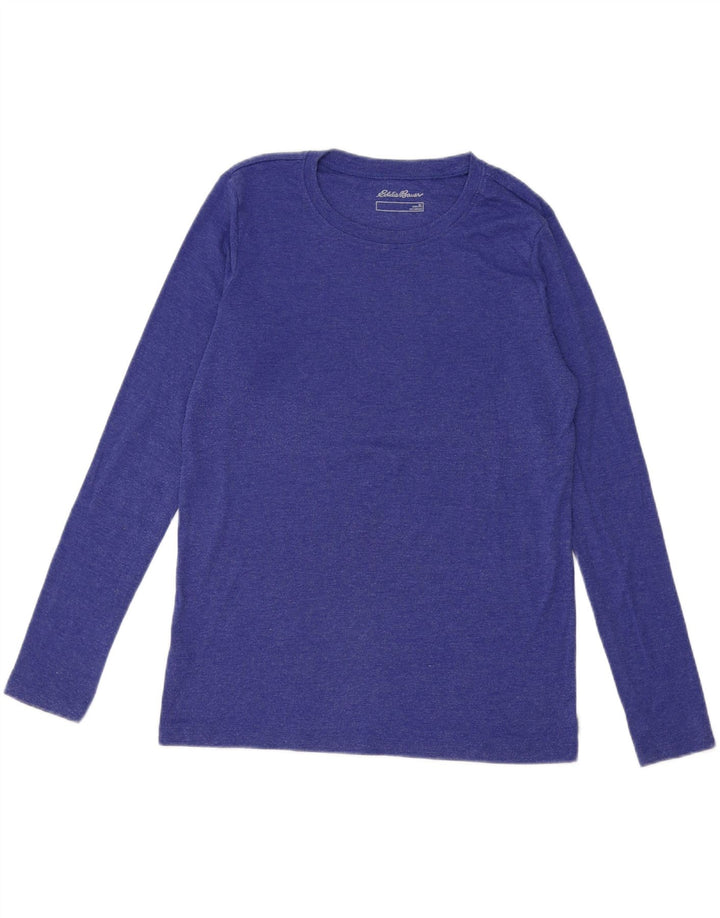 L.L.BEAN Womens Top Long Sleeve UK 18 XL Blue Cotton Vintage L.L.Bean and Second-Hand L.L.Bean from Messina Hembry 