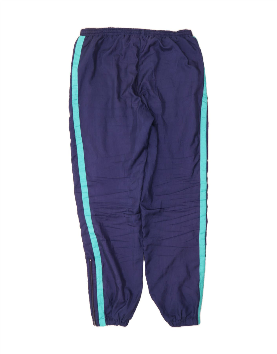 VINTAGE Mens Tracksuit Trousers Joggers Small  Blue Polyamide Vintage Vintage and Second-Hand Vintage from Messina Hembry 